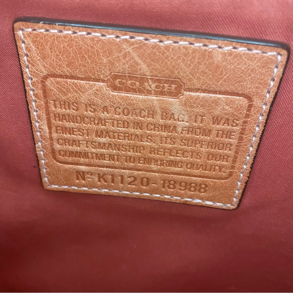 COACH POPPY SIGNATURE SATEEN GLAM TOTE